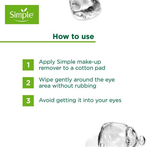 superdrug simple eye makeup remover.